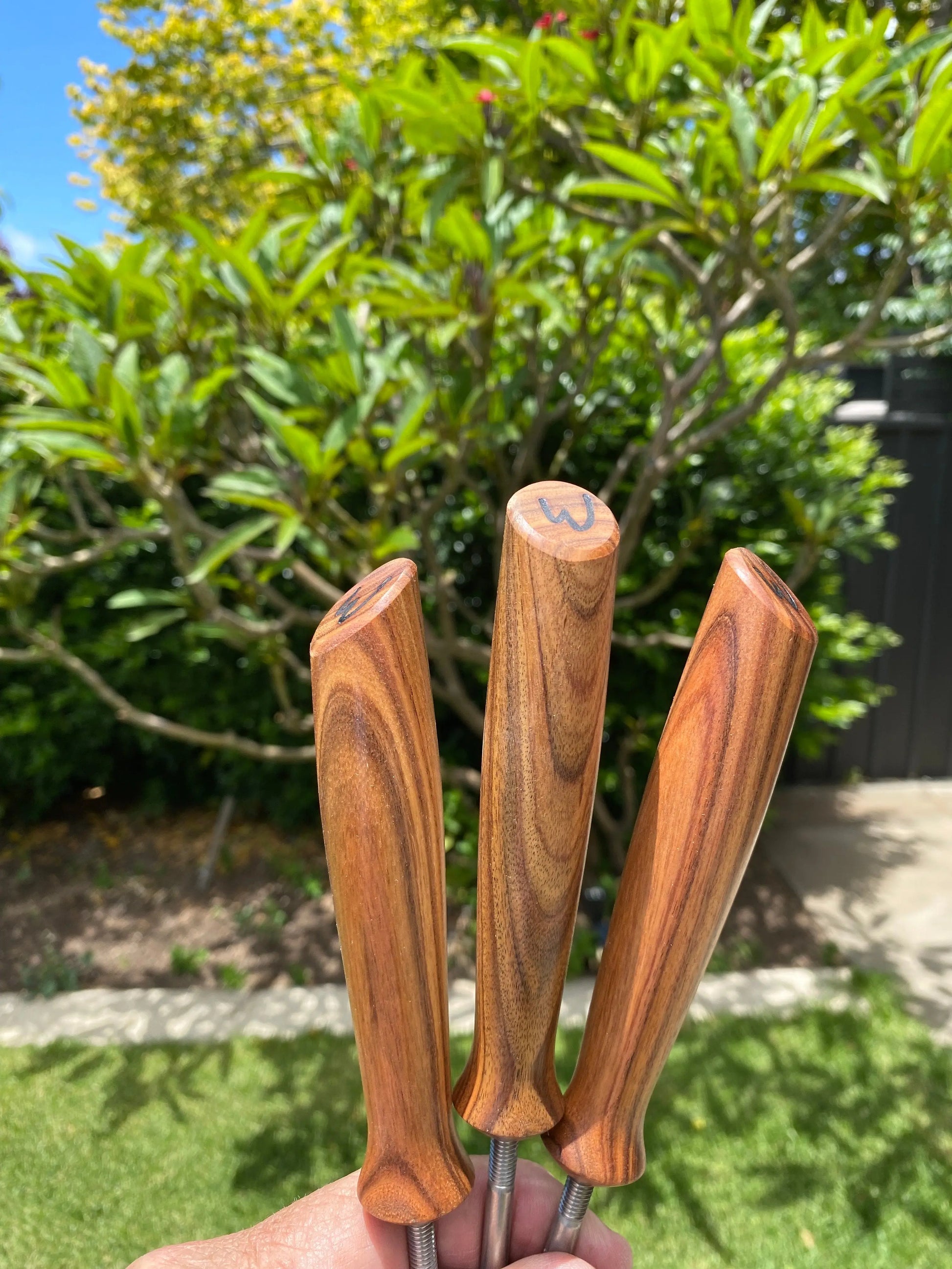 Tungsten Carbide System Rosewood Handle Only Bruce Wood Ceramics