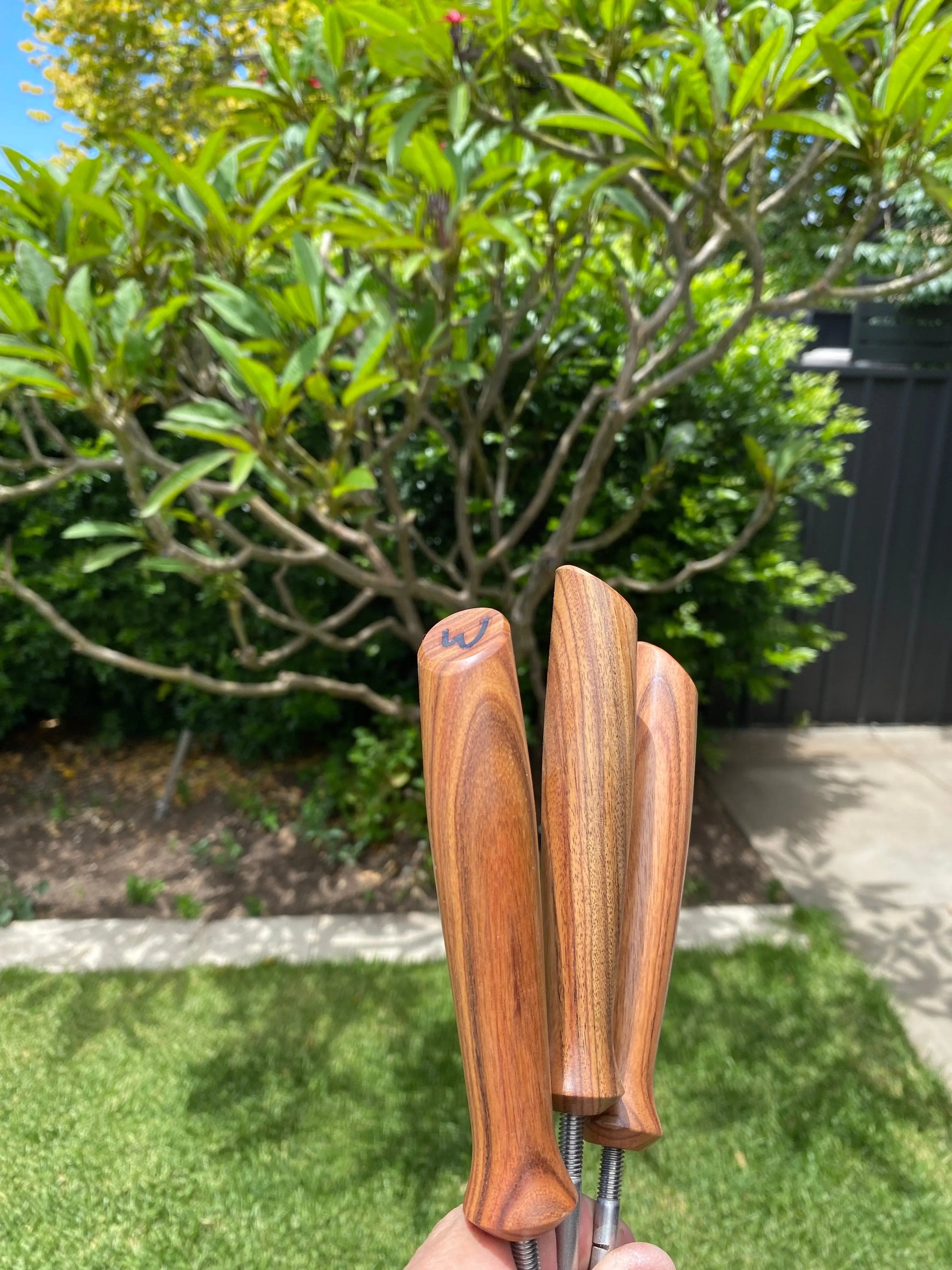 Tungsten Carbide System Rosewood Handle Only Bruce Wood Ceramics