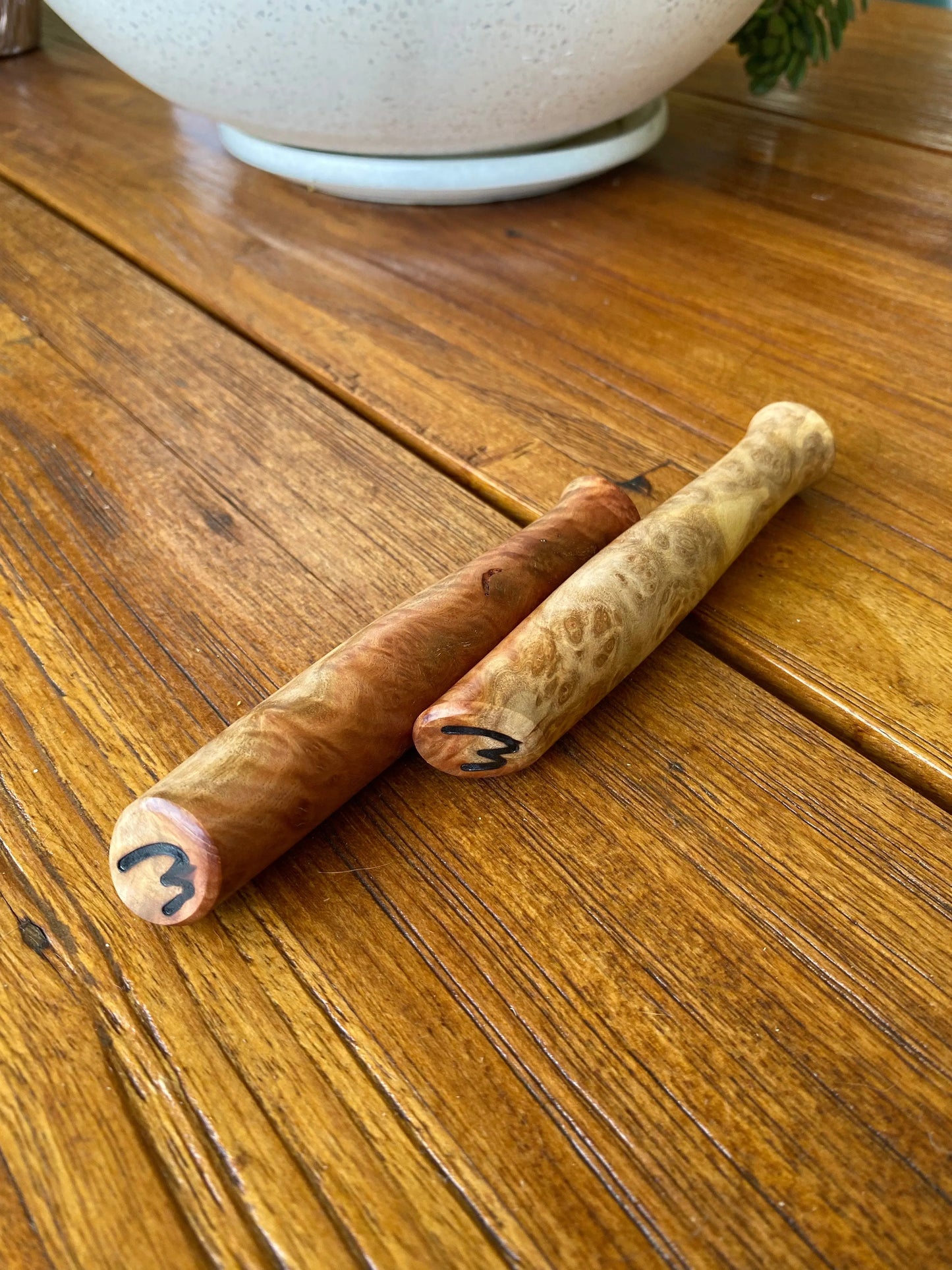 Tungsten Carbide System  Mallee Burl Handle Only Bruce Wood Ceramics