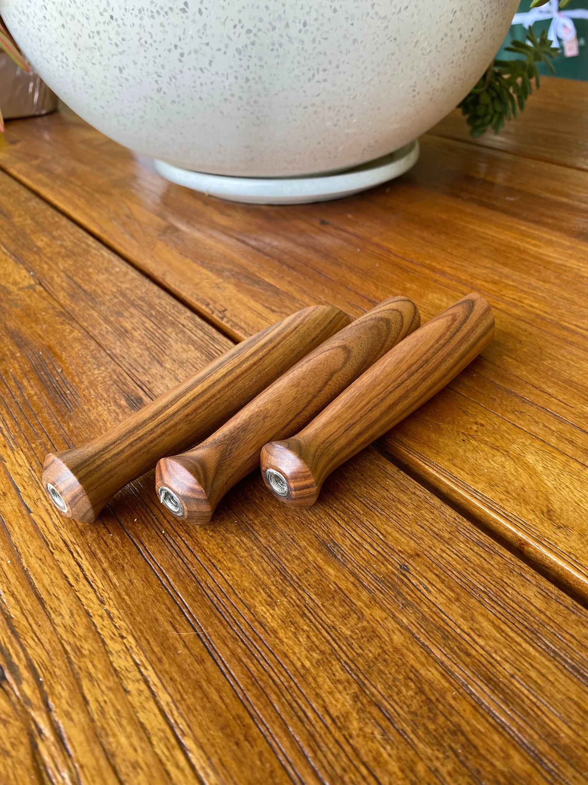 Tungsten Carbide System Rosewood Handle Only Bruce Wood Ceramics