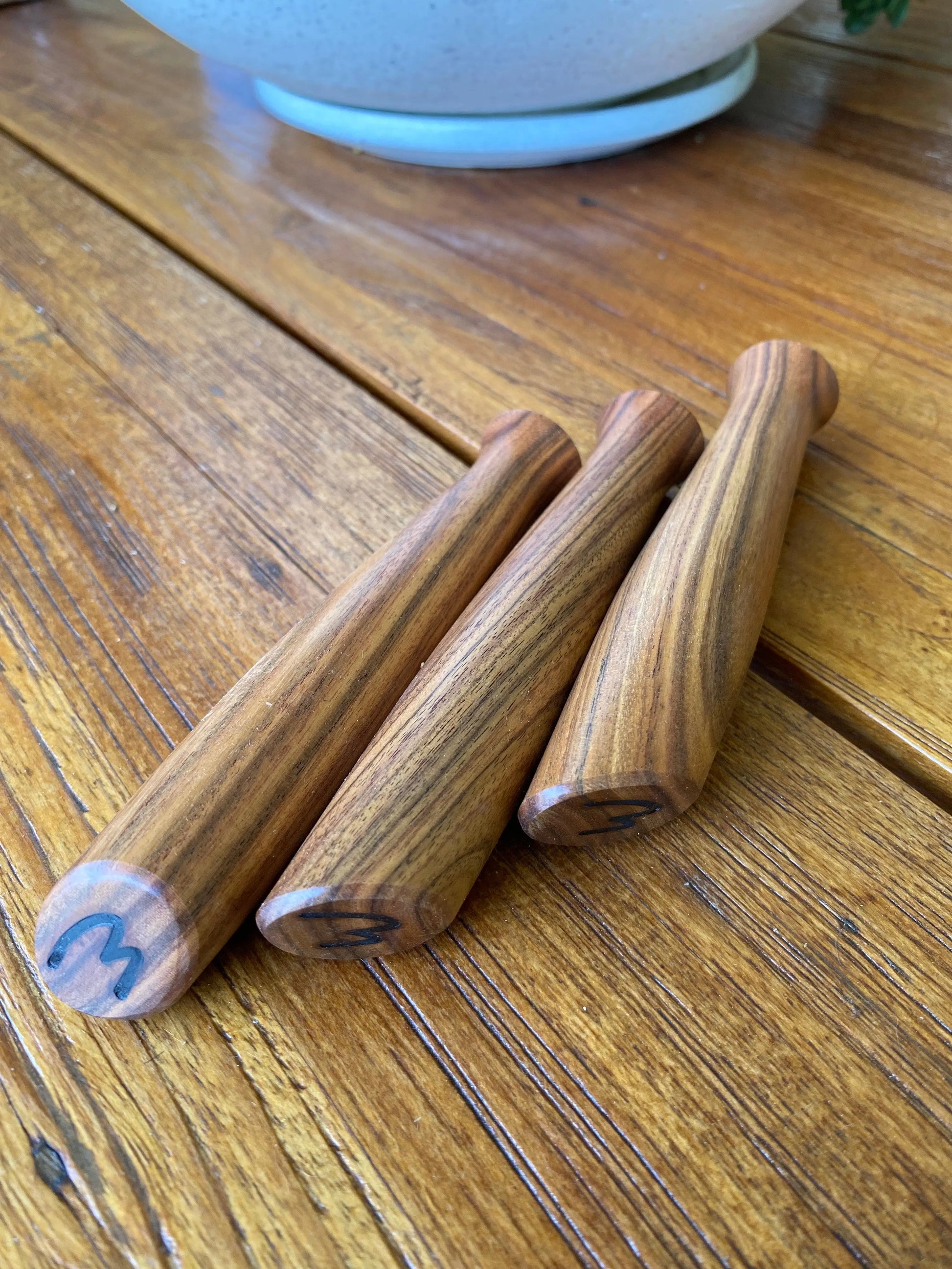 Tungsten Carbide System Rosewood Handle Only Bruce Wood Ceramics