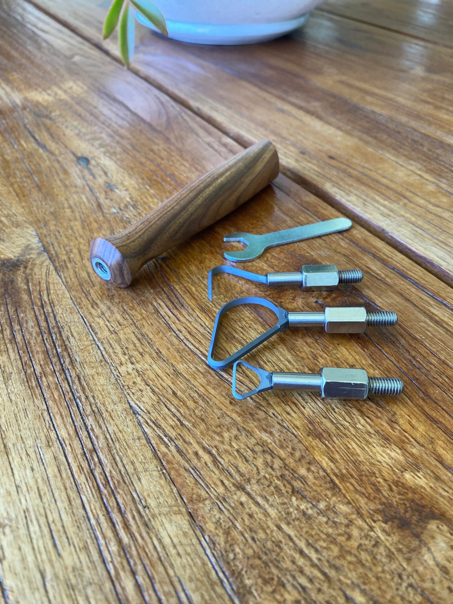 Tungsten Carbide Pottery Trimming Tool Set Hand Made In South Australia Bruce Wood Ceramics