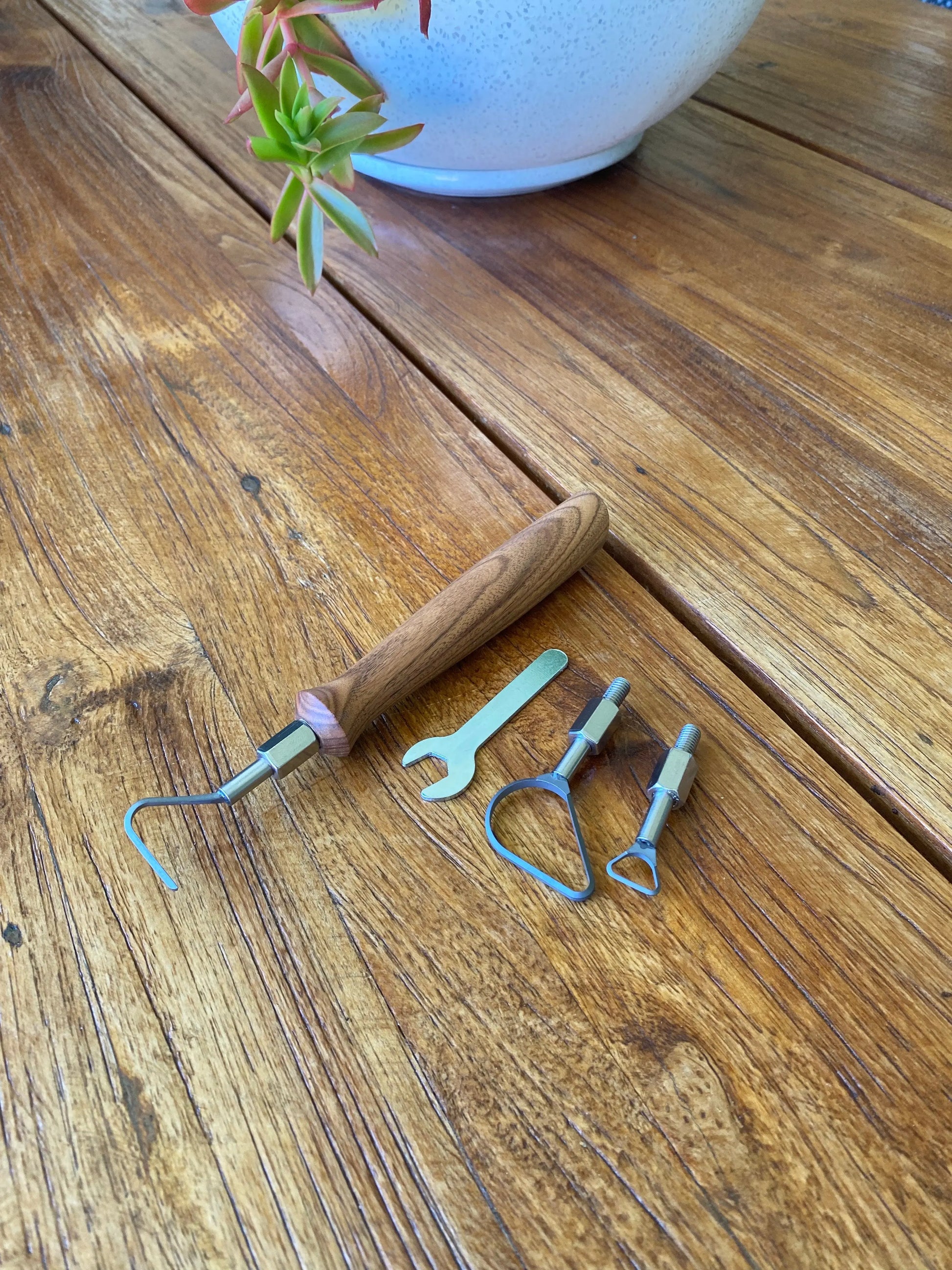 Tungsten Carbide Pottery Trimming Tool Set Hand Made In South Australia Bruce Wood Ceramics