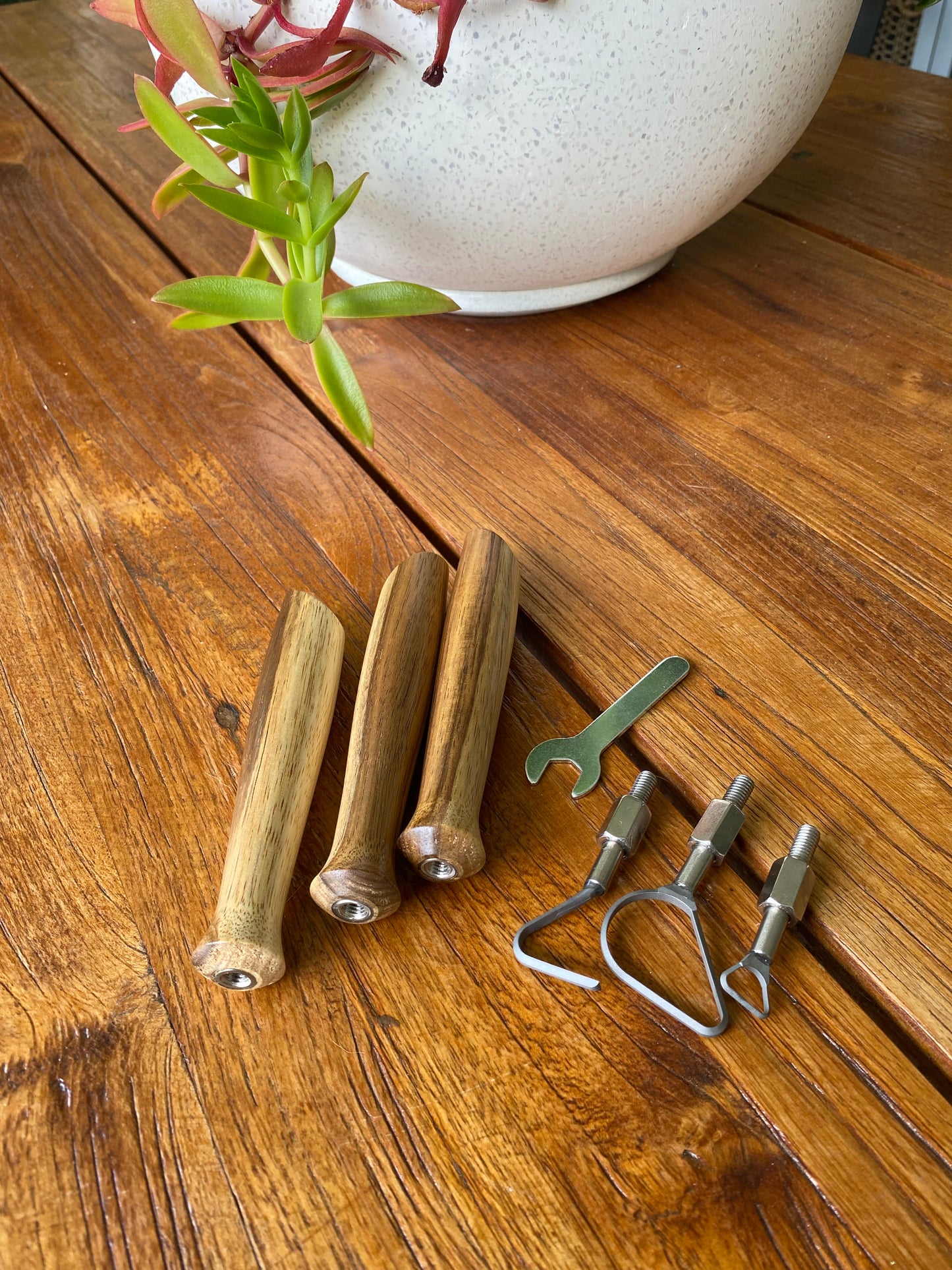 Tungsten Carbide Trimming Tool Set With Blackwood Handle