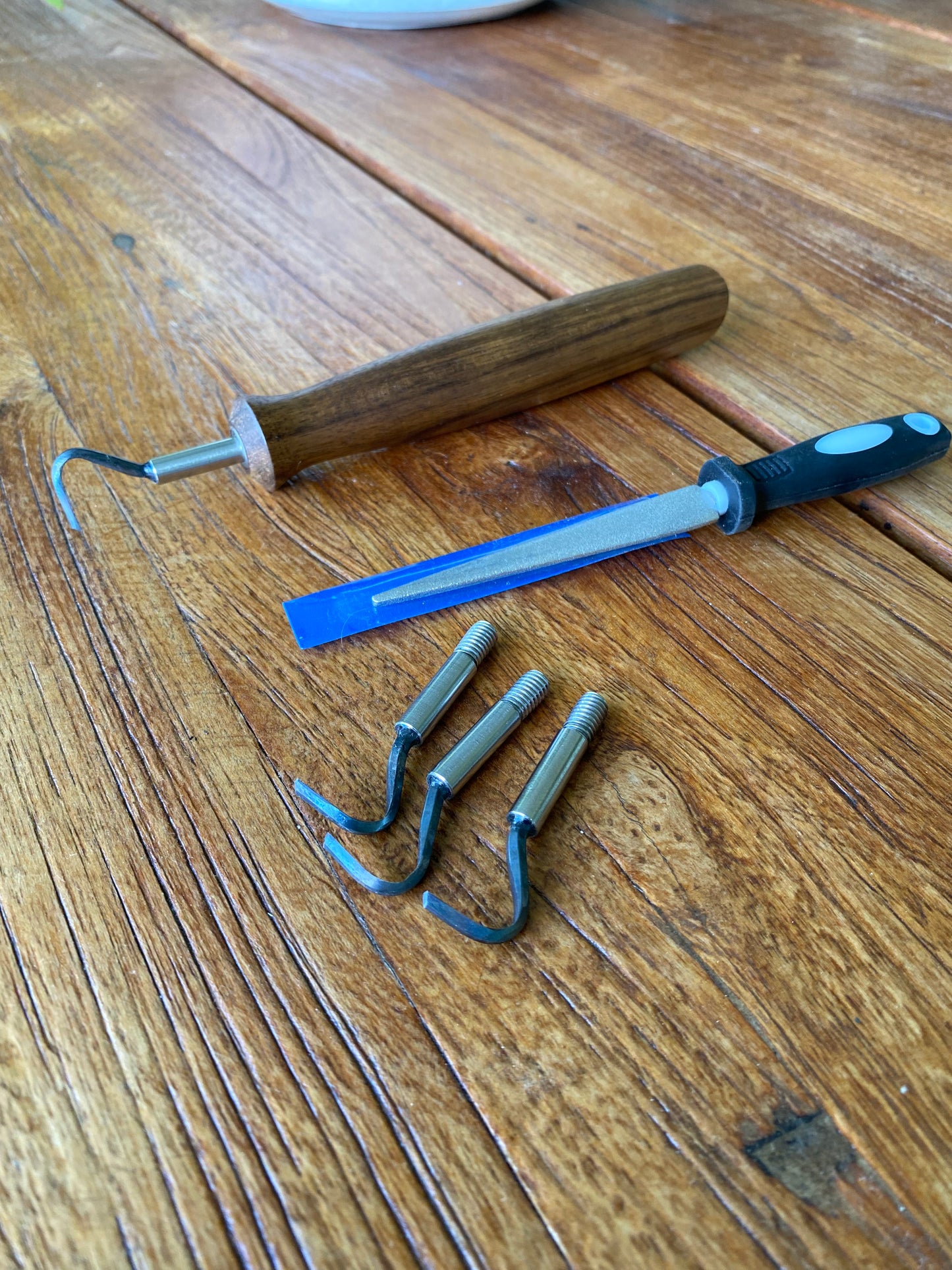 Mini 7 Forged Steel Trimming Tool Set With Blackwood Handle