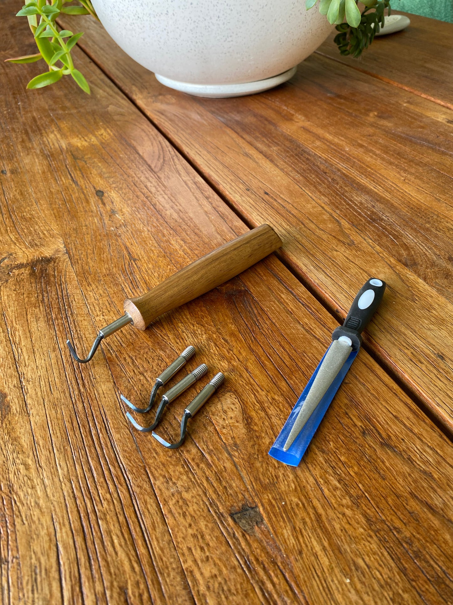 Mini 7 Forged Steel Trimming Tool Set With Blackwood Handle